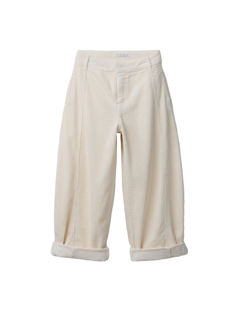 Corduroy Barrel Pants - Petite